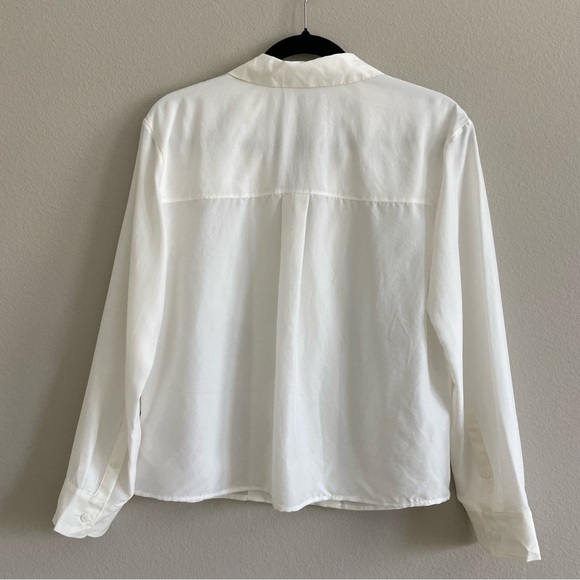 Madewell Resort Long Sleeve Cropped button up Shirt - Picture 2 of 8